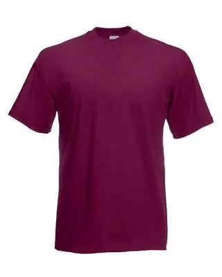 Buy 3 & 5 Pack Mens Fruit Of The Loom 100% Cotton Plain Tee Shirts T Shirt T-Shirts • 13.50£
