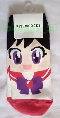 Buy Sailor Mars Ankle Socks Rare Merch Sailor Moon New Unopened • 4.50£