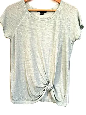 Buy Sanctuary T-Shirt Blouse Light Green Short Sleeve Twist Front, Womens XS • 3.94£