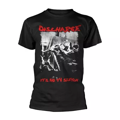 Buy DISCHARGE - ITS NO TV SKETCH - Size L - New T Shirt - J72z • 17.15£
