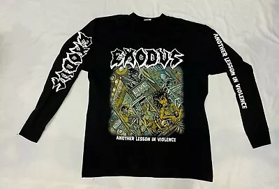 Buy EXODUS ANOTHER LESSON IN VIOLENCE LIVE 1997 LS T SHIRT (XL)  90's Vintage • 189.99£