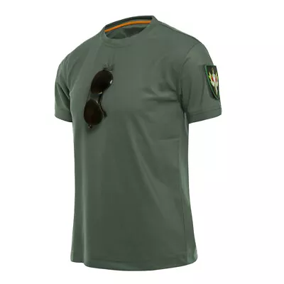 Buy Men Tactical Short Sleeve Army Military Plain Tops Camouflage Crew Neck T Shirt • 8.99£