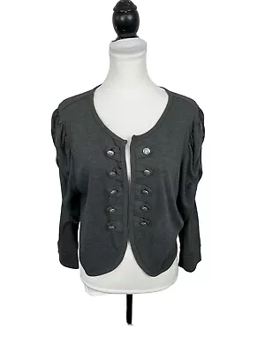 Buy Love Delirious Los Angeles Sweater Shrug Crop Plus 3X  Gray Grey Y2k 90s Grunge • 13.26£