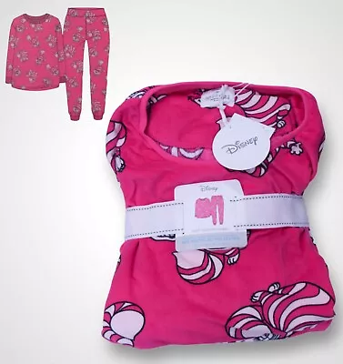 Buy Disney Alice In Wonderland Cheshire Cat Soft Touch Pyjamas Hot Pink Size M • 15.99£