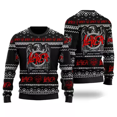 Buy Slayer Ugly Christmas, Unisex Knitted Sweater. • 37.99£