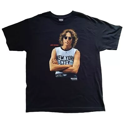 Buy Vintage John Lennon Tshirt Men's XL Give Peace A Chance • 27£