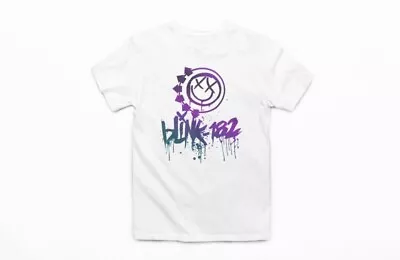 Buy Blink 182 Rock Band  Unisex White Short Sleeve T-shirt Size Large • 11.99£
