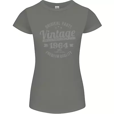 Buy Vintage Year 60th Birthday 1964 Womens Petite Cut T-Shirt • 8.75£