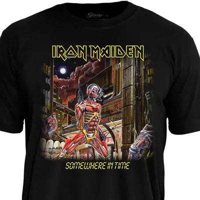 Buy Official Licensed T-Shirt Iron Maiden Somewhere In Time By Stamp Rockwear • 38.43£