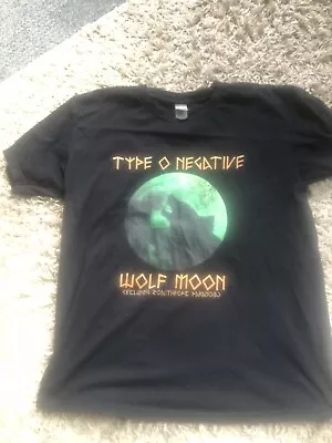 Buy Vintage Type O Negative Shirt Wolf Moon Size L • 9.99£