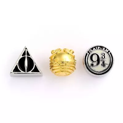Buy The Carat Shop HP000002 Official Harry Potter Set Of Charms Deathly Hallows Gold • 11.49£