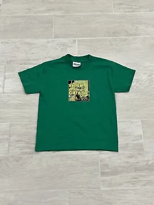 Buy Vintage Early 2000s Yellowcard Green 50/50 T Shirt Lobster Records Kids Size S • 11.85£