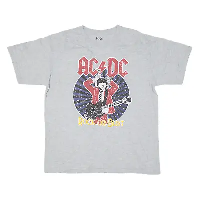 Buy AC/DC Rock Or Bust Mens Band T-Shirt Grey L • 8.99£