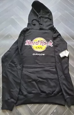 Buy Hard Rock Cafe Glasgow Black Hoodie New With Tags Size Large  #M • 29.99£