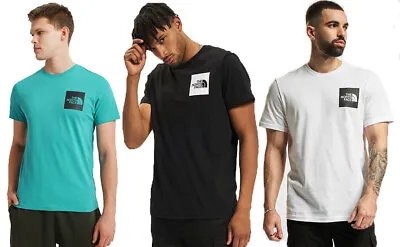 Buy North Face Men Cotton Tshirt Jersey SS Fine TEE Crew Neck T Shirt S M L XL 2XL • 15.19£
