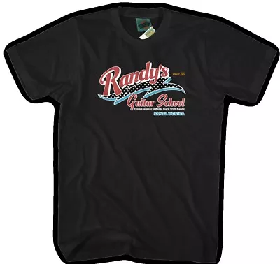 Buy RANDY RHOADS Inspired Randys Guitar School, Men's T-Shirt • 18£