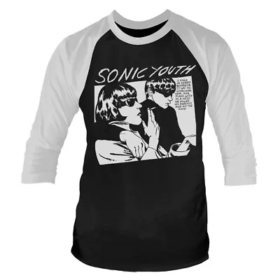 Buy Sonic Youth - Goo (Black/White) (NEW SMALL MENS 3/4 SLEEVED BASEBALL T-SHIRT) • 11.43£