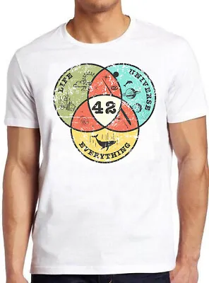 Buy Venn Diagram Life  The Universe Everything  Cool Gift Tee T Shirt M525 • 6.35£