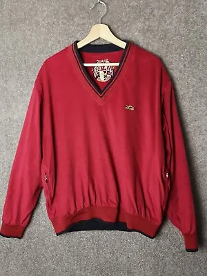 Buy Fantom Red Vintage Polyester Windbreaker Pullover Jacket - Men's Large • 17.95£