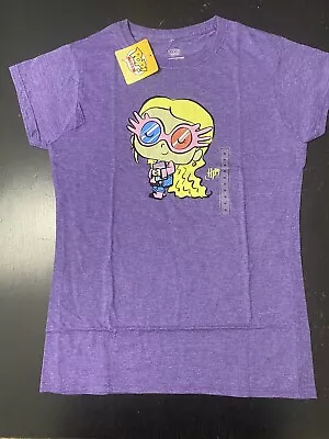 Buy NEW Funko Pop Tees HP  Collection Luna Lovegood Graphic Fitted Tee T-Shirt Sz M • 8£