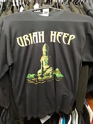 Buy Uriah Heep Wake The Sleeper Black Longsleeve T-Shirt Small Metal Rock Thrash • 16£