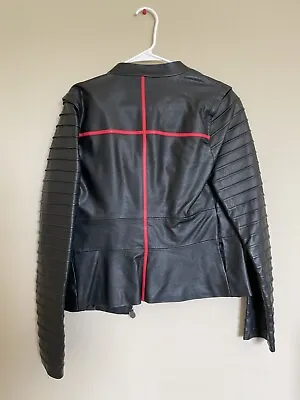Buy Star Wars Women's Her Universe Jacket Black Kylo Ren Lightsaber Moto Small • 75.78£