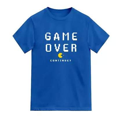 Buy GAME OVER Funny Printed T-Shirts, Unisex Logo T-Shirts With Customization Option • 12.49£