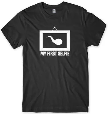 Buy Sperm My First Selfie Mens Funny Unisex T-Shirt • 11.99£