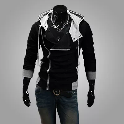 Buy Stylish Creed Hoodie Men's Cosplay Assassins Cool Slim Jacket Costume New • 20.39£