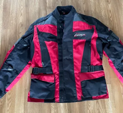Buy RST SINAQUA Jacket / Coat Black And Red Medium Added Protection Superb Condition • 59.99£