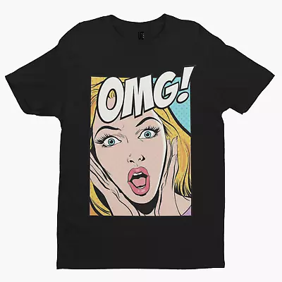 Buy Pop Art OMG T-Shirt - Comedy Retro Cool 80s 90s Movie Poster Unisex Cartoon • 11.99£