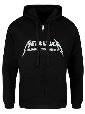 Buy Official Metallica Hardwired To Self Destruct Zip Up Hoodie Hooded Sweatshirt • 44.95£
