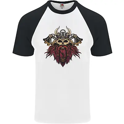 Buy A Steampunk Viking Mens S/S Baseball T-Shirt • 9.99£