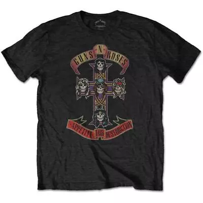 Buy Official Licensed - Guns N Roses - Appetite For Destruction Boys T Shirt Rock • 14£