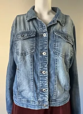Buy Ladies Denim Jacket Size 10 • 10£