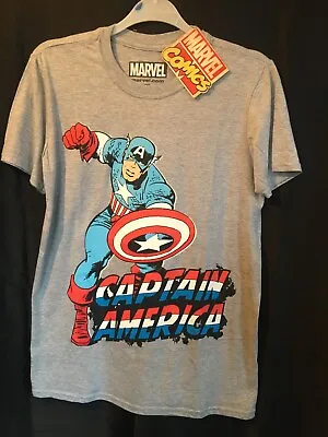 Buy SALE-NEW OFFICIAL Captain America Marvel T-shirt. WAS £20 NOW HALF PRICE £10! • 10£