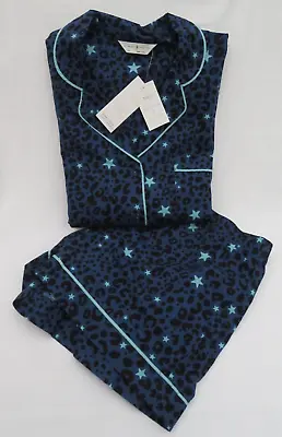 Buy Ladies Marks And Spencer Navy Mix Star Short Pyjamas With Cool Comfort Size 16 • 16.50£