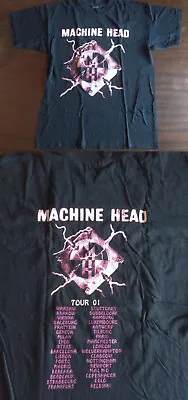 Buy Machine Head Tour 2001 Shirt  XL - VG  Sepultura  Free Shipping • 34£