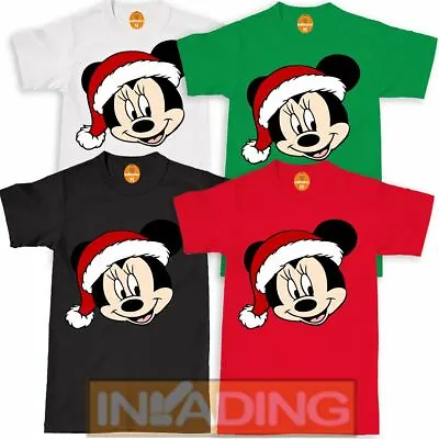 Buy Mickey Mouse Christmas T-Shirt,Cartoons Funny Disney Xmas Gifts Adult & Kids Top • 8.99£