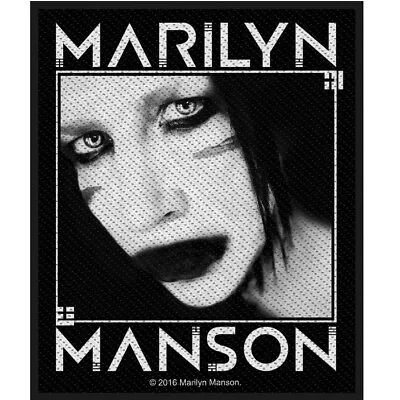 Buy Marilyn Manson Villian Patch Official Metal Rock Band Merch • 5.68£