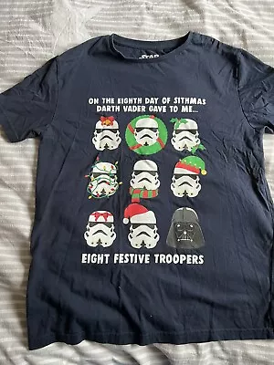 Buy Next Star Wars Christmas T Shirt - Age 13 • 3£
