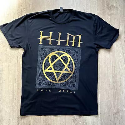 Buy VV Ville Valo HIM Official T Shirt 2023  Black Large Mens Merch Love Metal • 72.06£