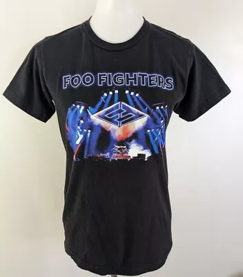 Buy Foo Fighters Concrete And Gold 2018 World Tour Concert T Shirt Womens S Black • 31.96£