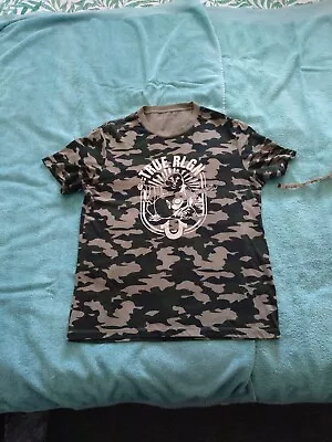 Buy True Religion T Shirt Mens Size M Camo Used Pit To Pit 22 Inch  • 1£