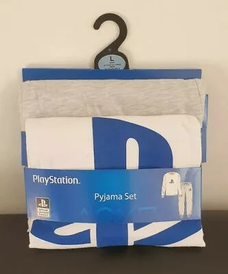 Buy Officially PlayStation Mens Nightwear Full Sleeves White Pyjama Set Primark • 22.95£