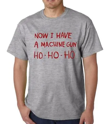 Buy Ho Ho Ho - Funny Die Hard T-shirt Christmas Gift - Grey • 8.95£