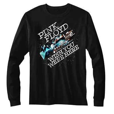 Buy Pink Floyd Wish You Were Here Men's Long Sleeve T Shirt Psychedelic Music • 44.78£