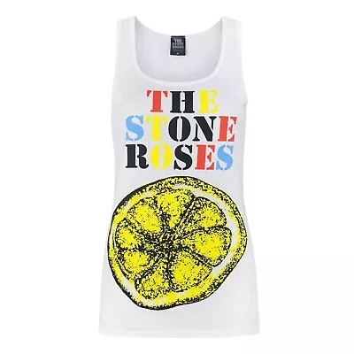 Buy The Stone Roses Womens/Ladies Lemon Sleeveless Tank Top NS4594 • 15.99£