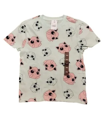 Buy NWT Kids Unisex Boys Girls Pokémon Jigglypuff T Shirt Size M 8 • 8.03£
