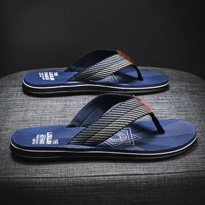 Buy Summer Men Loafer EVA Slippers Sandals Flip Flops Beach Fashion Casual Shoes • 14.29£